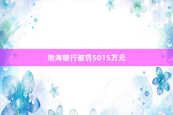 渤海银行被罚5015万元