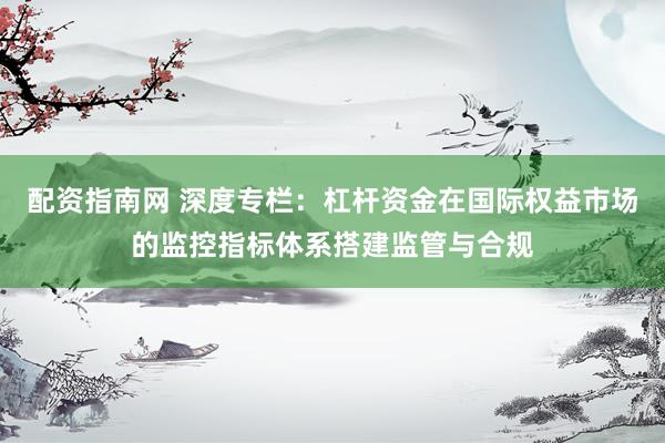 配资指南网 深度专栏：杠杆资金在国际权益市场的监控指标体系搭建监管与合规